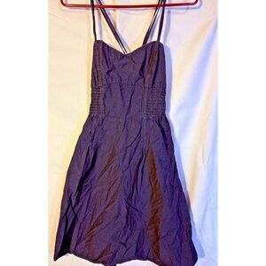 Mini Dress Short Sexy Balletcore y2K Date Night Scandi Womens M Navy Medium